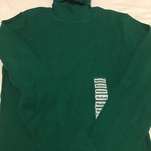 NWT Style & Co ribbed cotton turtleneck